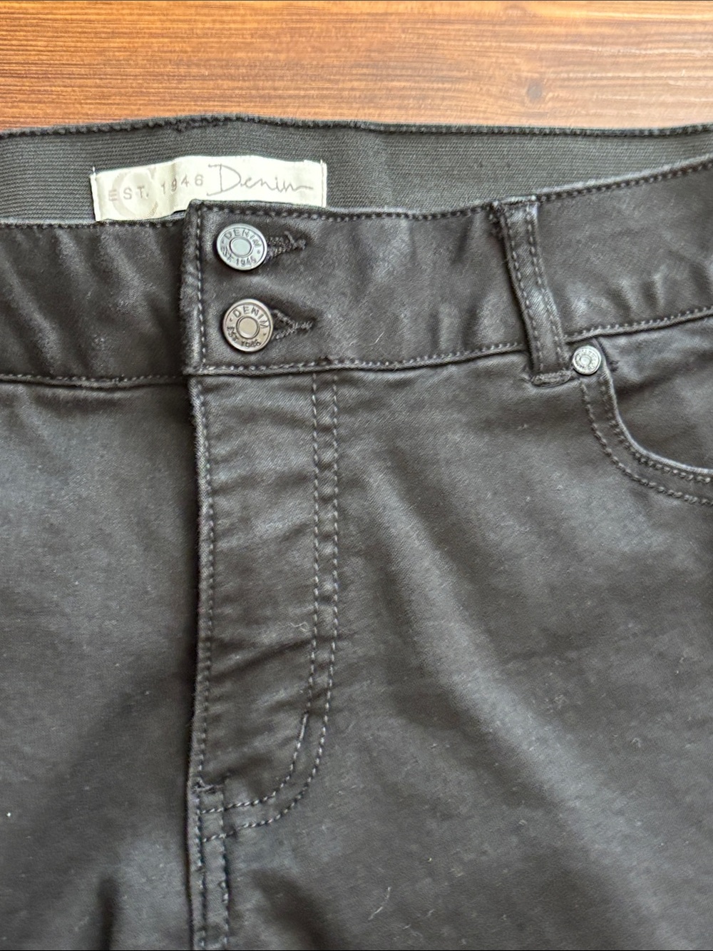 C est 1946 Black Stretch Skinny Jeans - Picture 4 of 14
